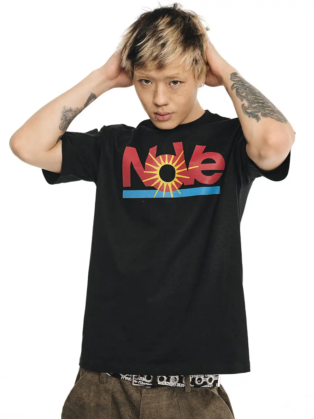 NOVACAM | Parody Print Short Sleeve T-Shirt