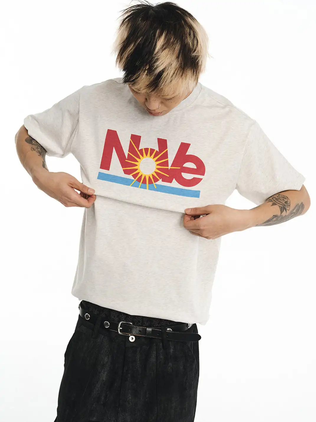 NOVACAM | Parody Print Short Sleeve T-Shirt