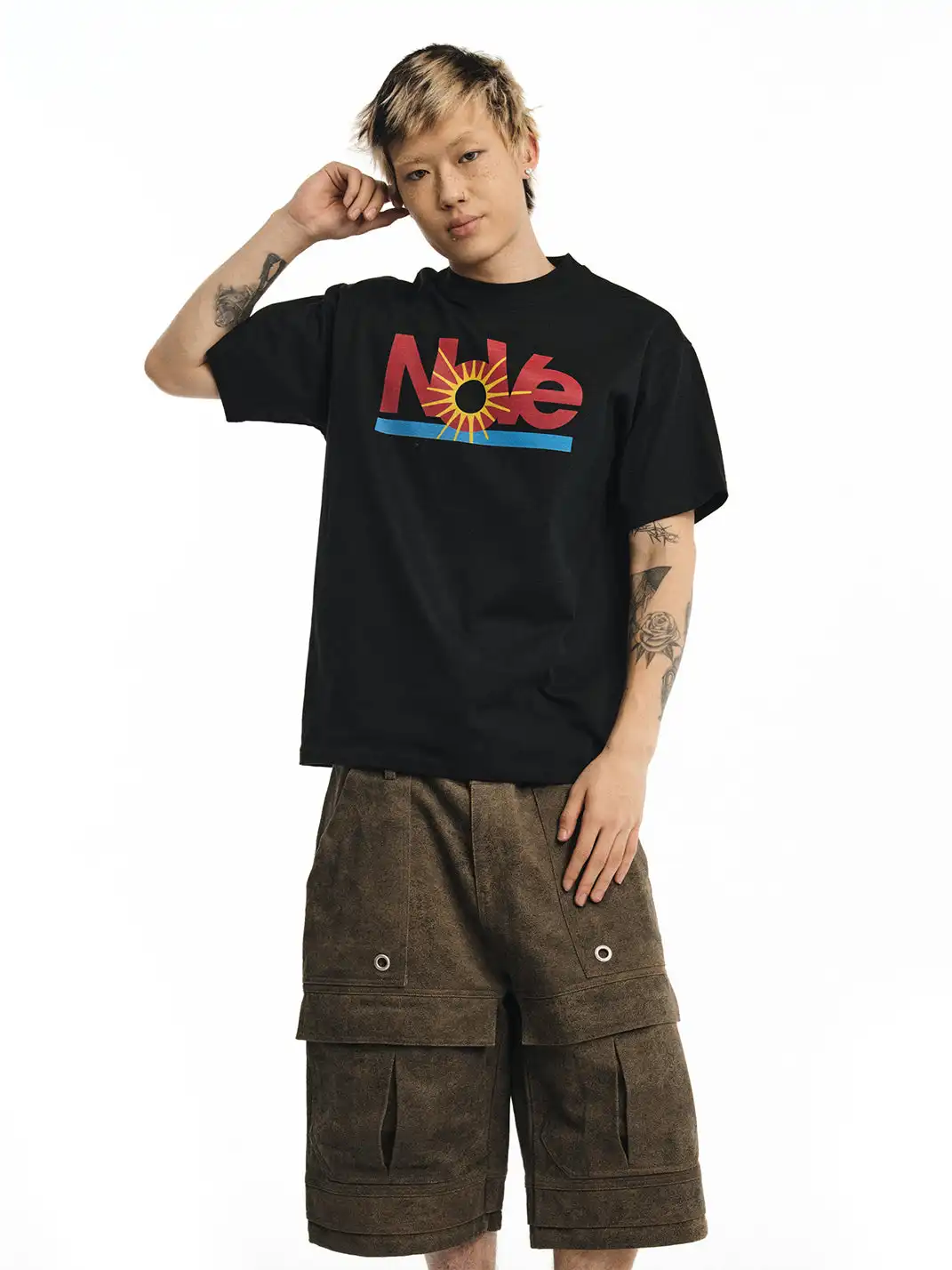 NOVACAM | Parody Print Short Sleeve T-Shirt