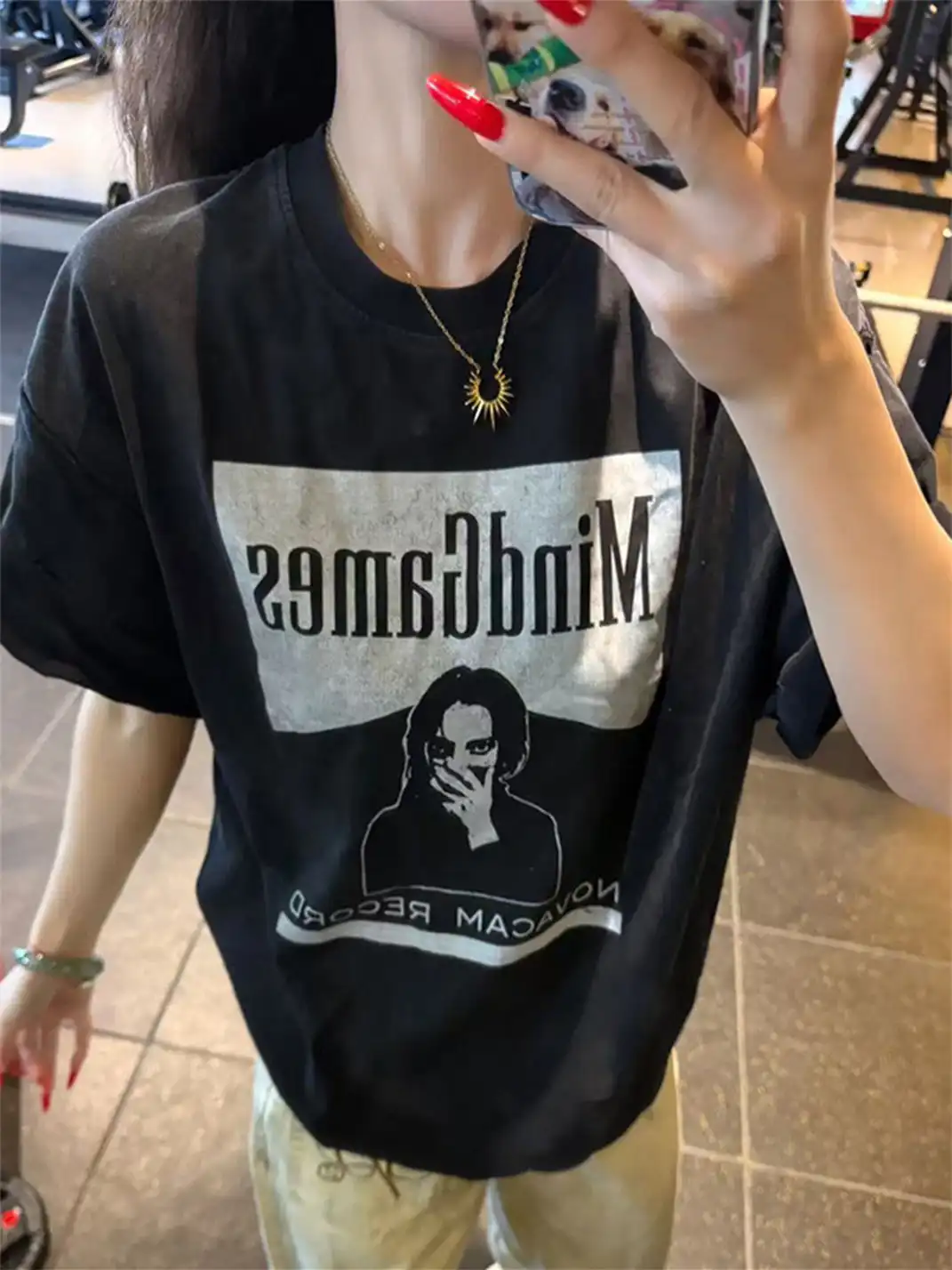 NOVACAM | Street Style Funny Parody Print T-Shirt