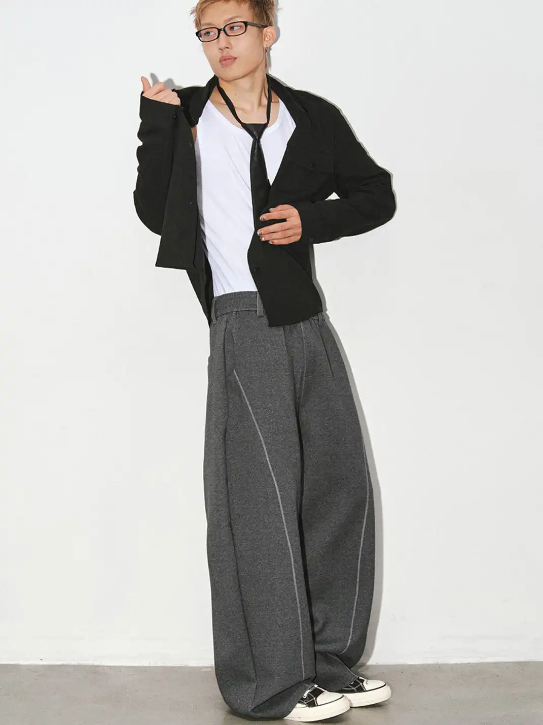 NOVACAM | Oversized Casual Trousers & Suit Pants