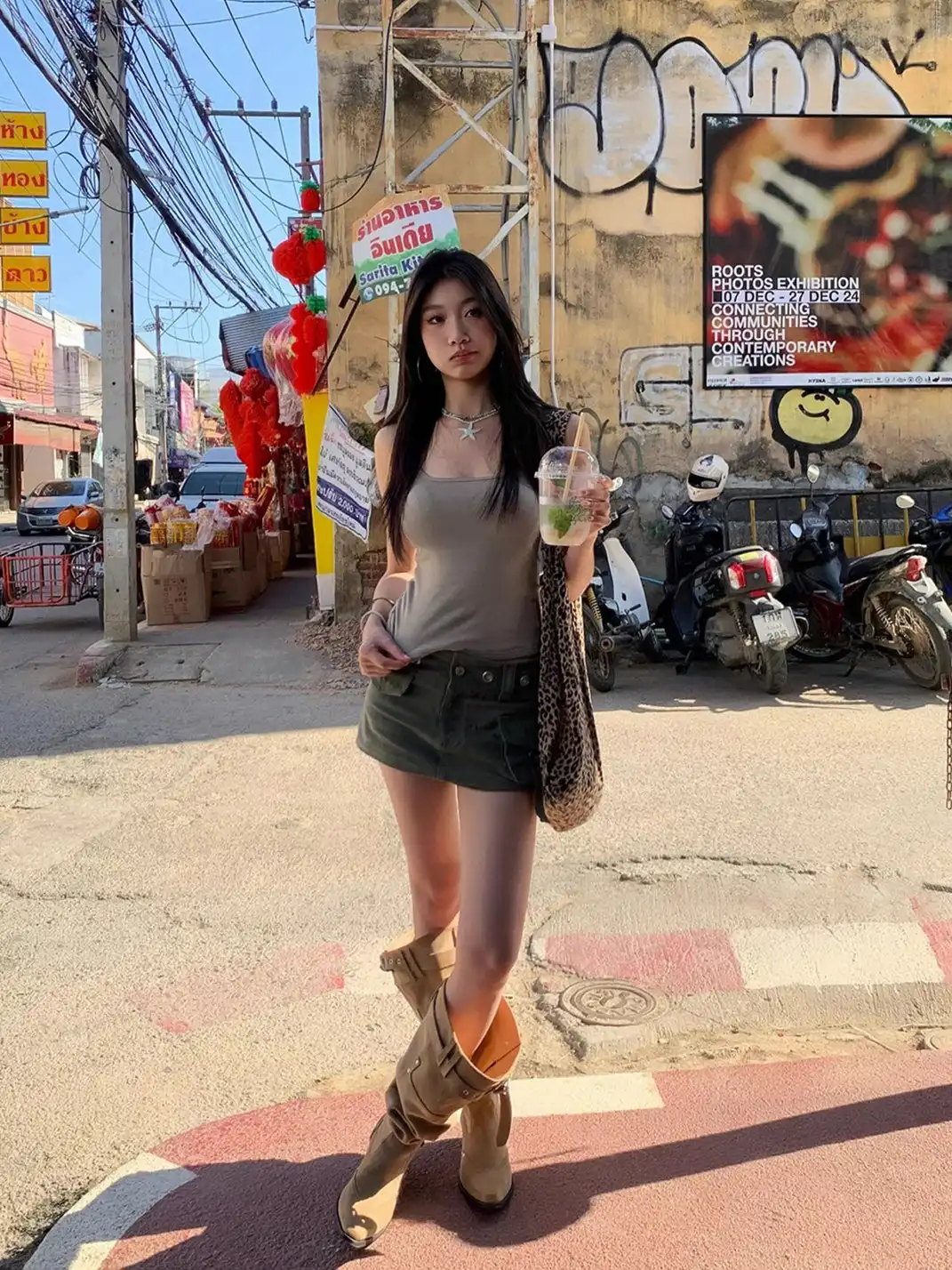 Mooreyu | Suede Pointed Toe Slouchy Boots