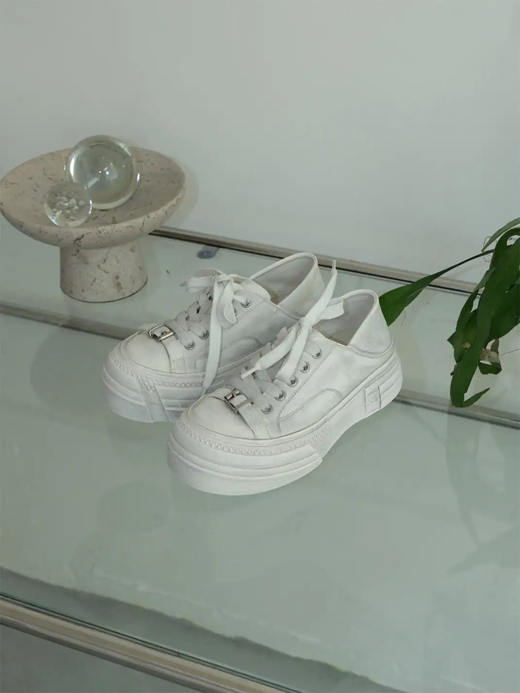 Mooreyu | Brush Wash Casual Versatile Distressed Skate Shoes