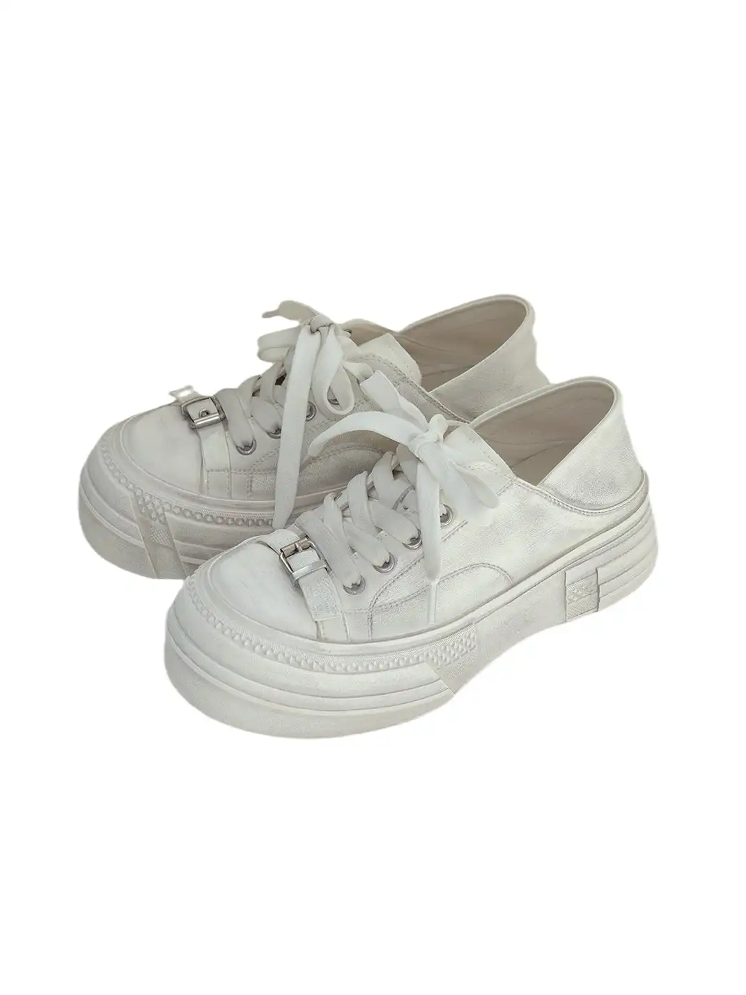 Mooreyu | Brush Wash Casual Versatile Distressed Skate Shoes