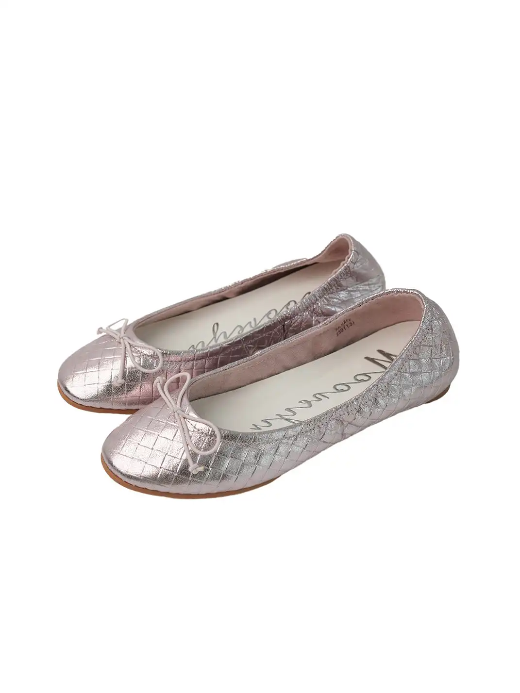 Mooreyu | Bow Detail Quilted Ballet Flats