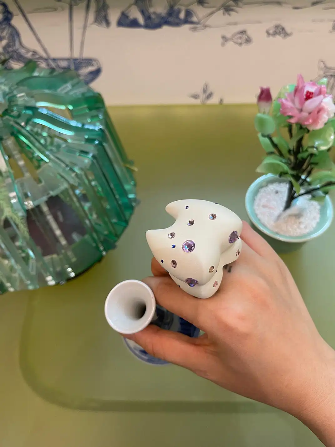 Emo Salad | Rhinestone Tooth Ring