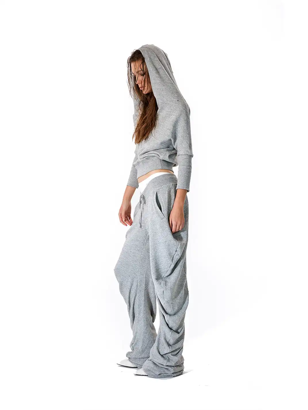 JUSTLIK3US | V-Neck Cardigan Sports Hooded Sweatshirt