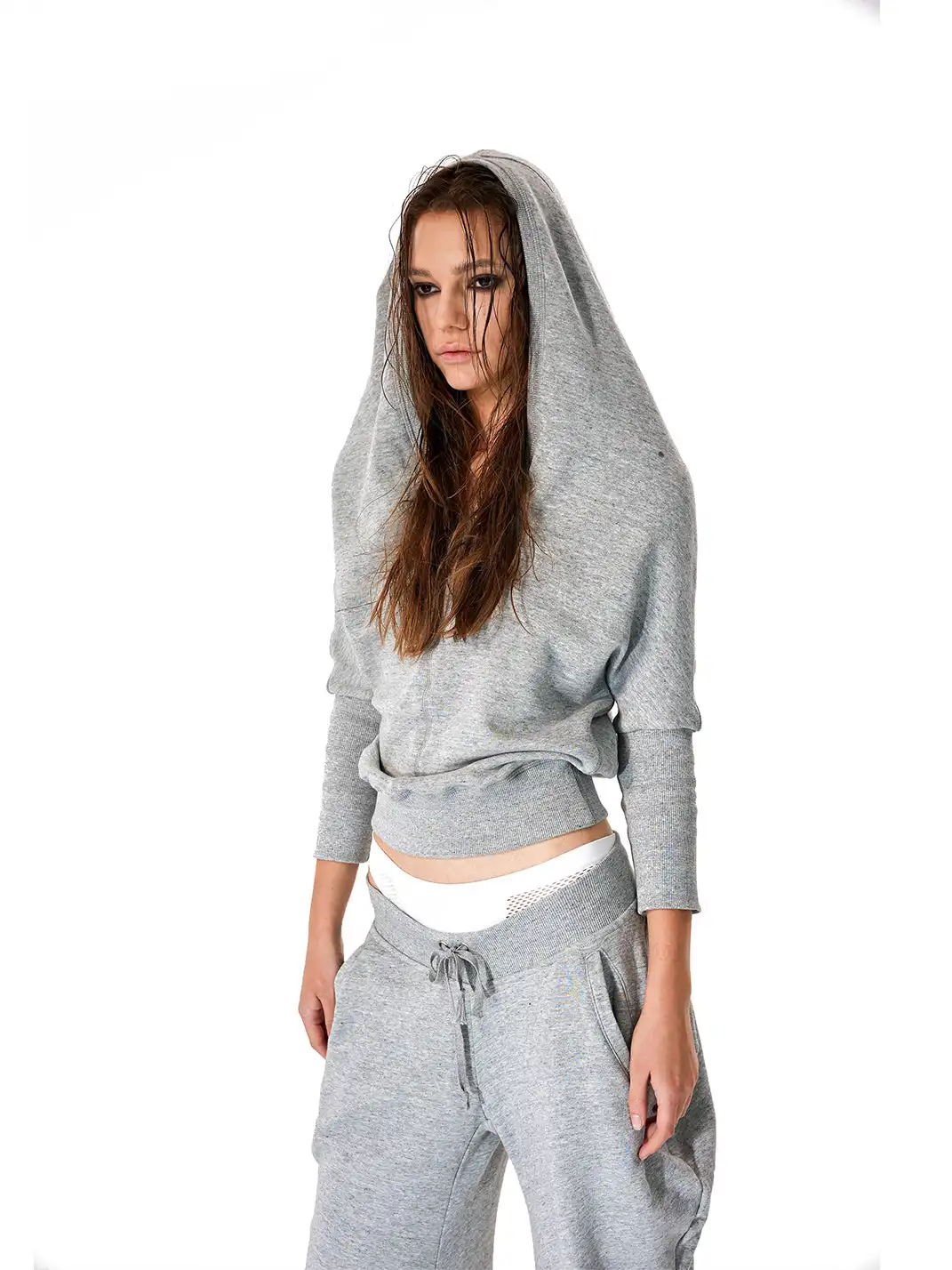 JUSTLIK3US | V-Neck Cardigan Sports Hooded Sweatshirt