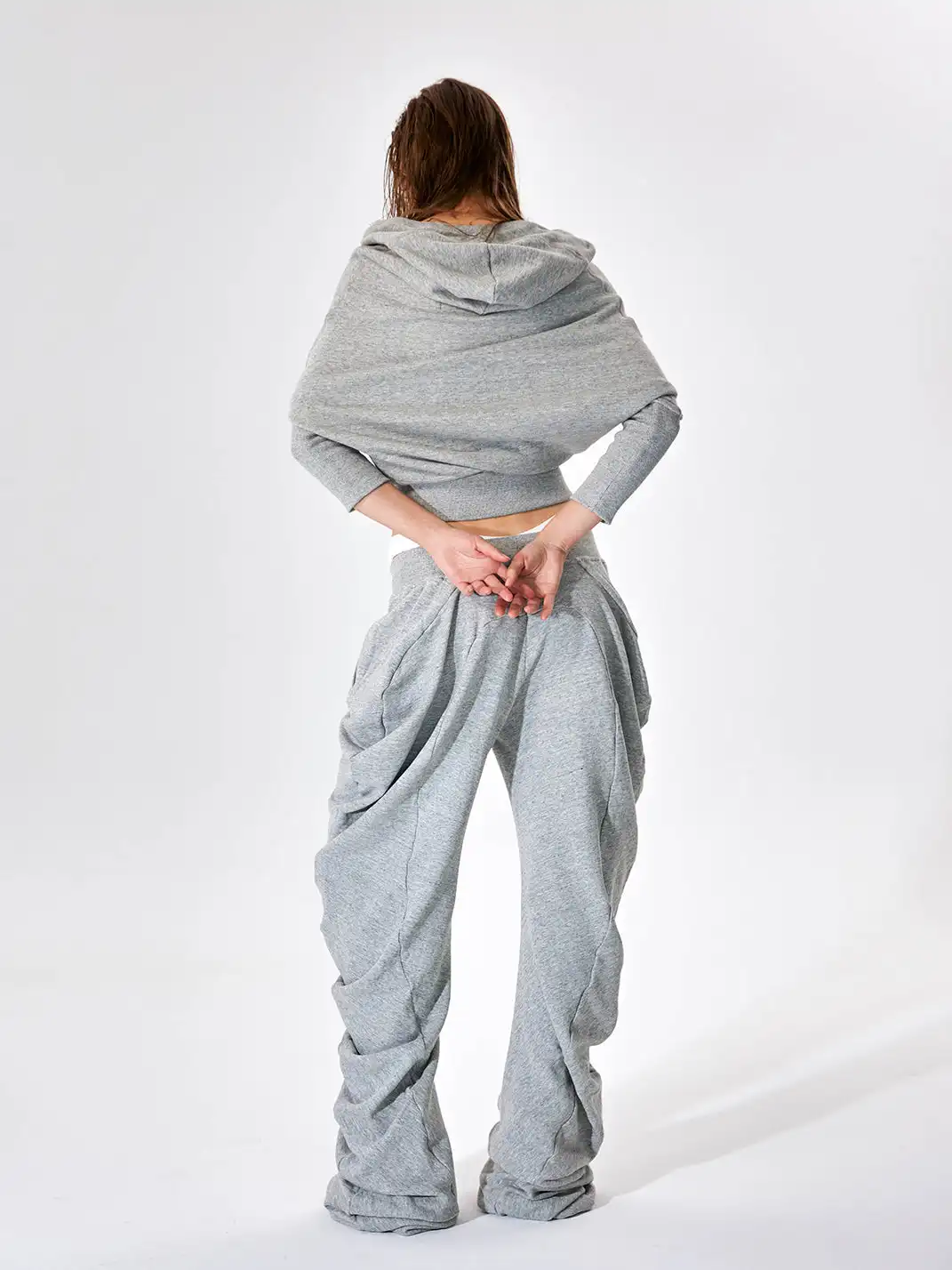 JUSTLIK3US | V-Neck Cardigan Sports Hooded Sweatshirt