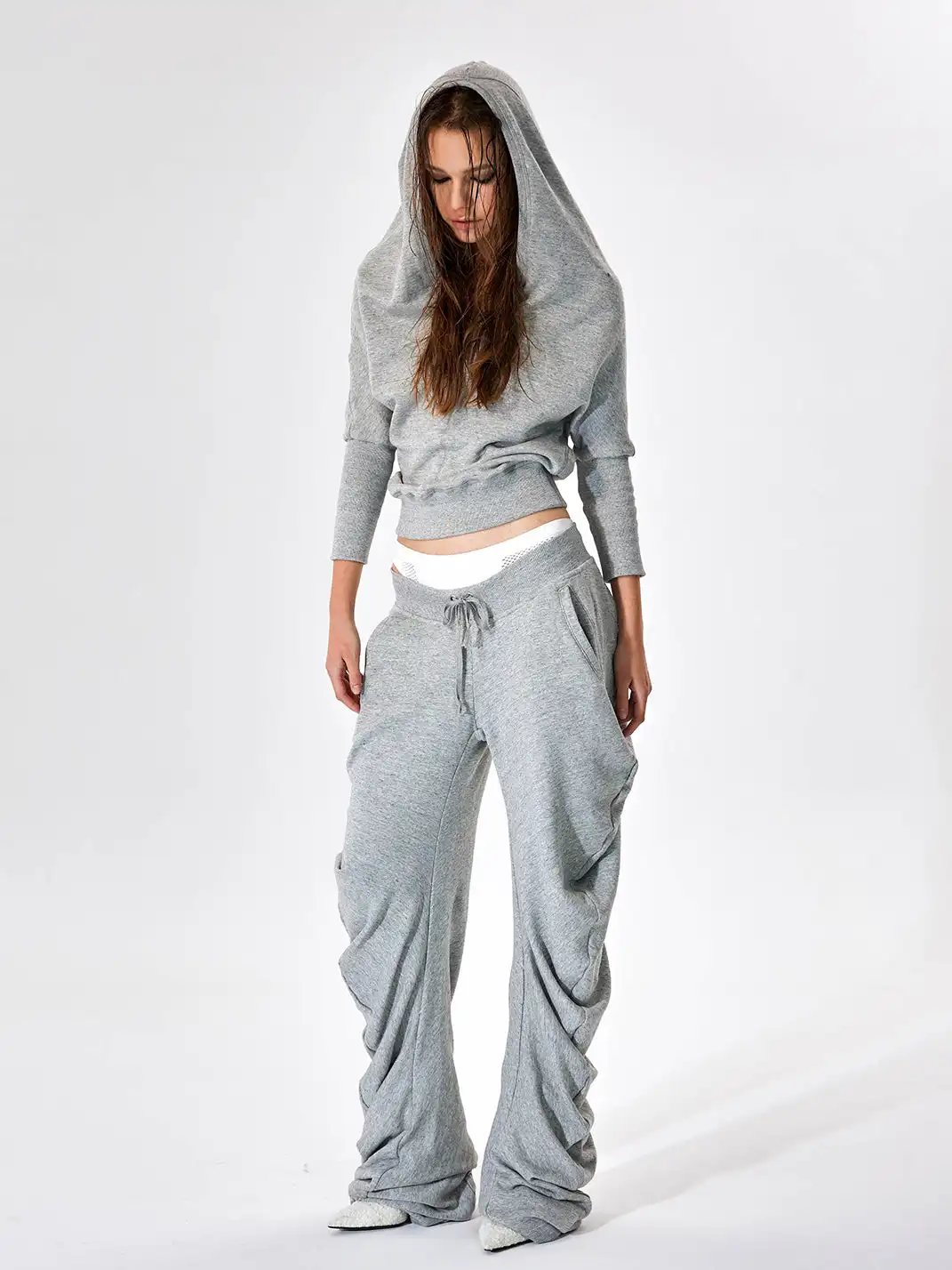 JUSTLIK3US | V-Neck Cardigan Sports Hooded Sweatshirt