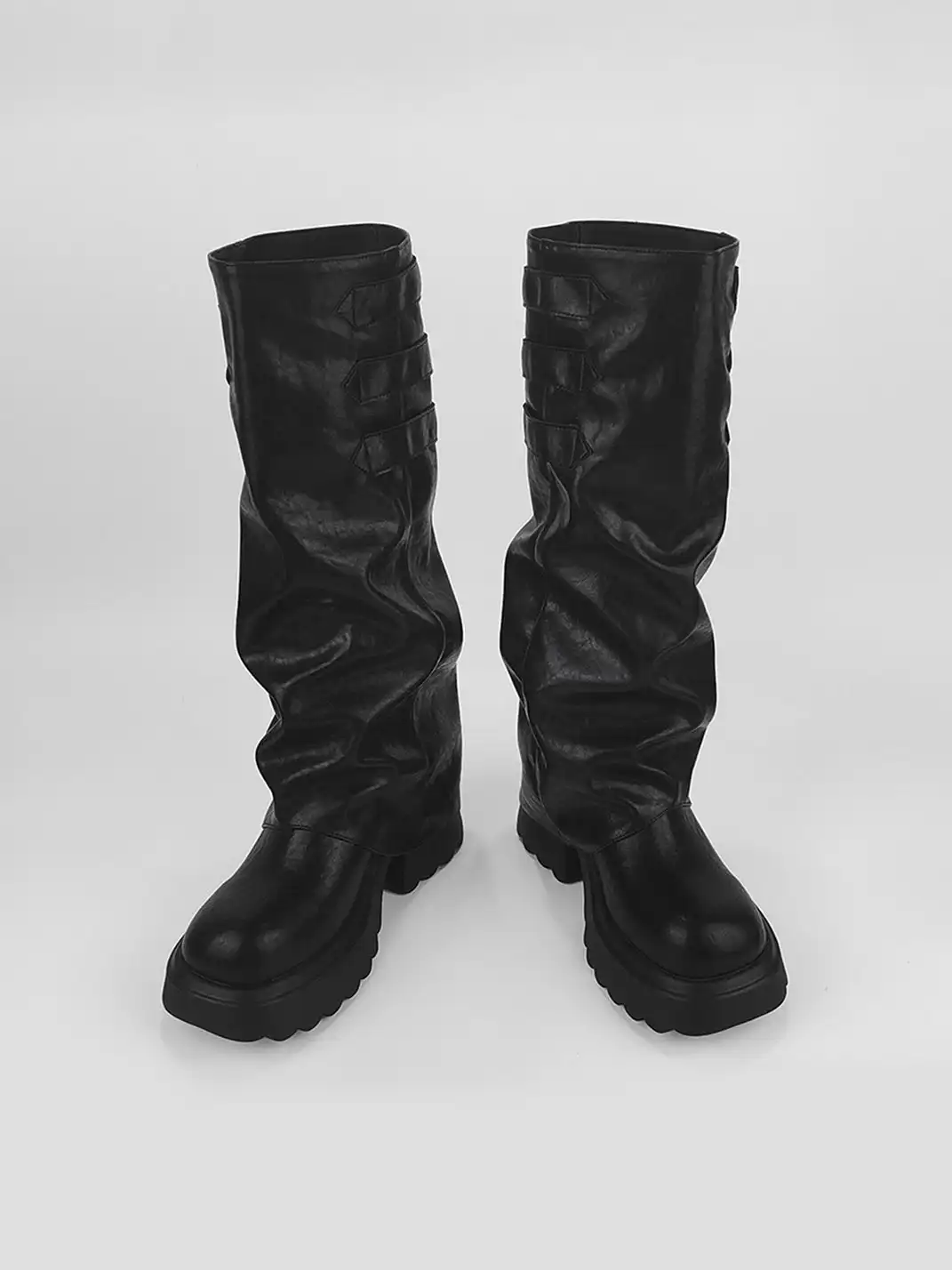 RONG | Ruched Slouchy Shaft Boots