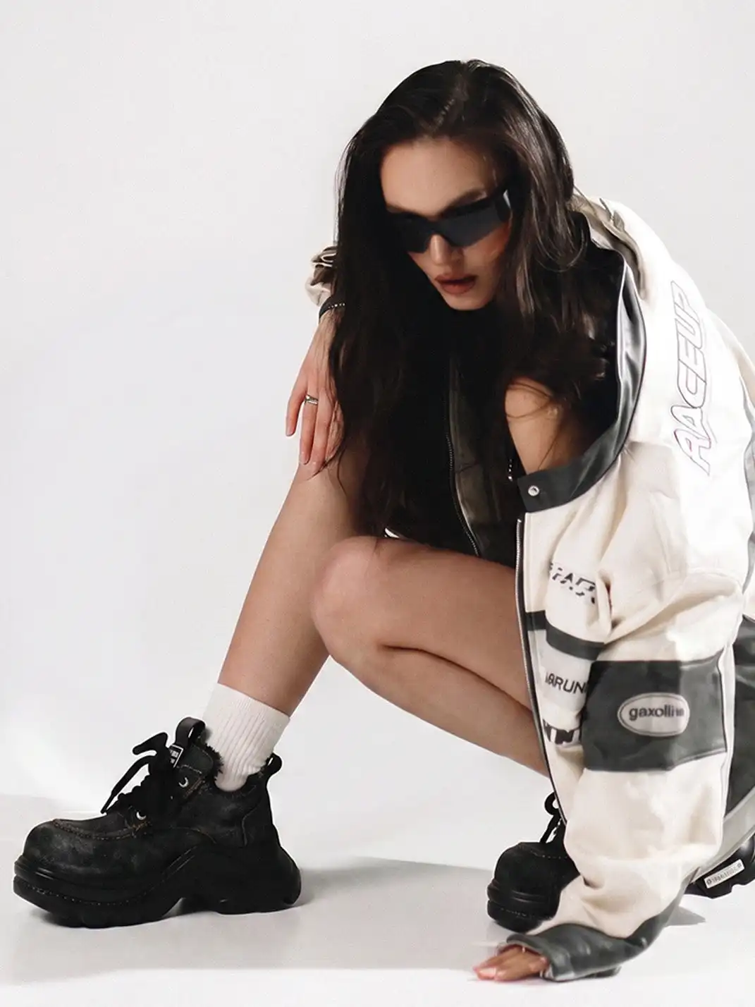 RONG | Denim Platform Chunky Shoes