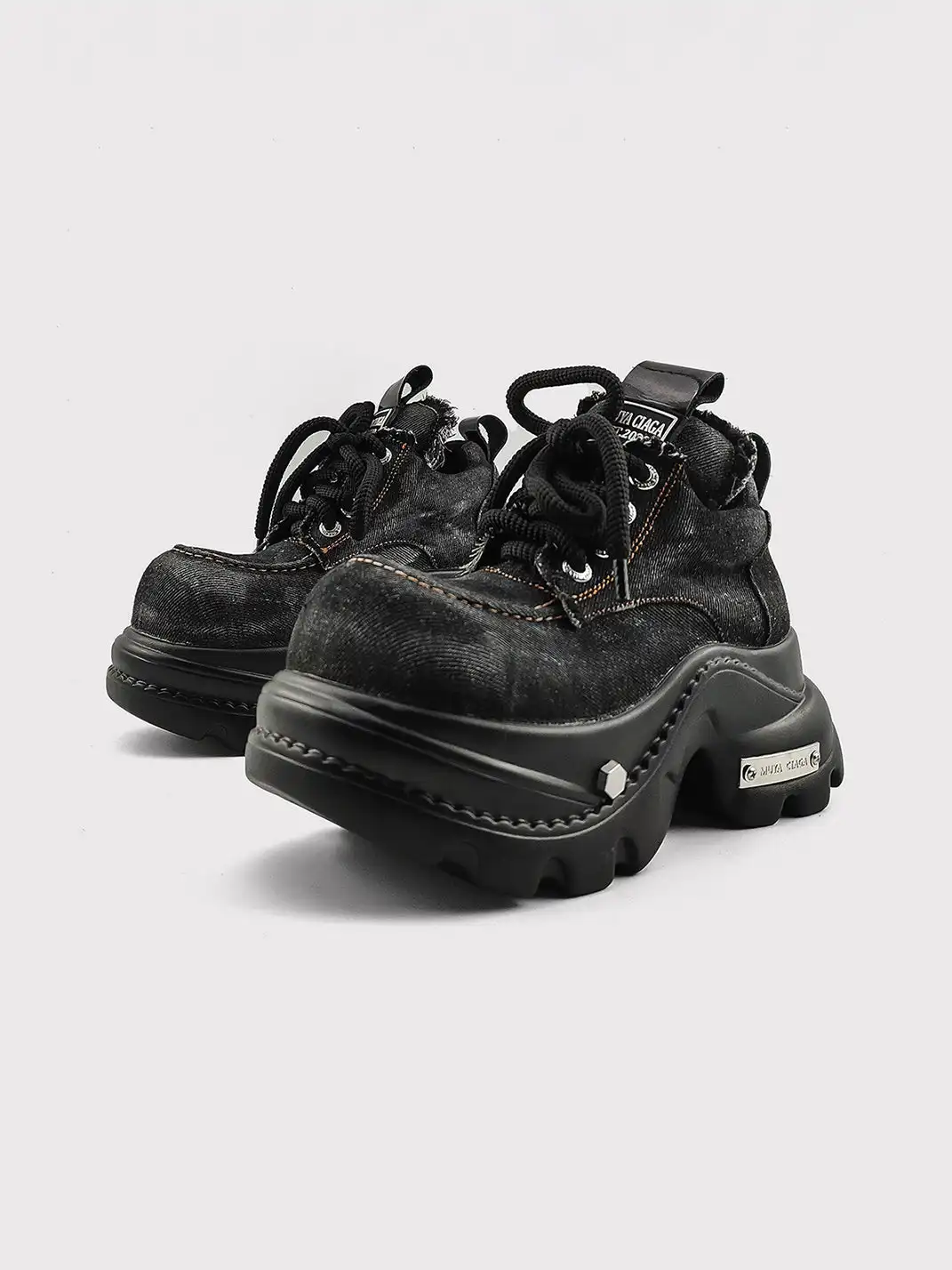 RONG | Denim Platform Chunky Shoes