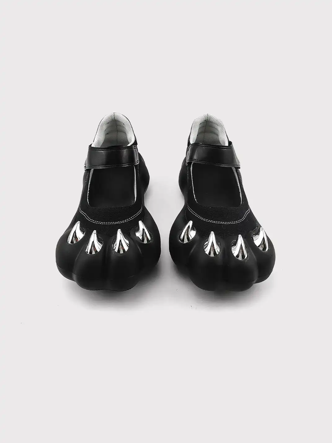 RONG | Metal Cat Paw Velcro Mary Jane Shoes