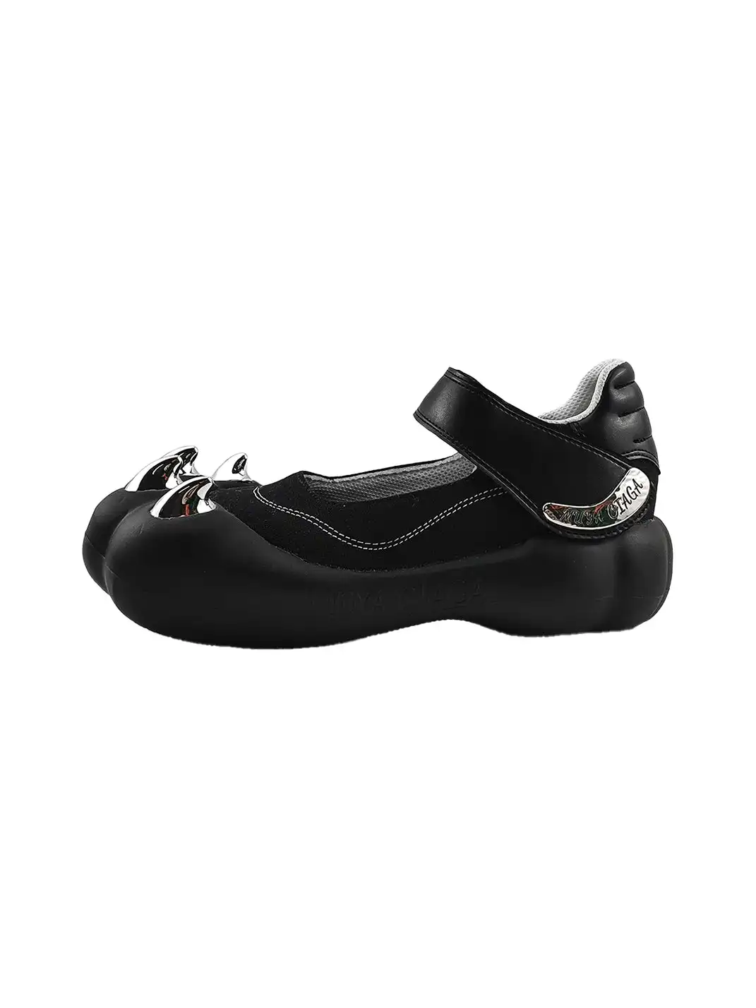 RONG | Metal Cat Paw Velcro Mary Jane Shoes
