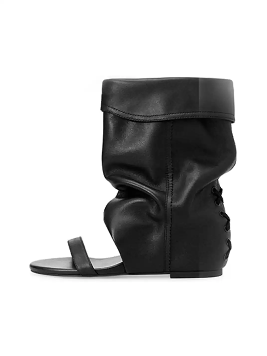 RONG | One-Open Toe Slouchy Hidden Heel Sandals