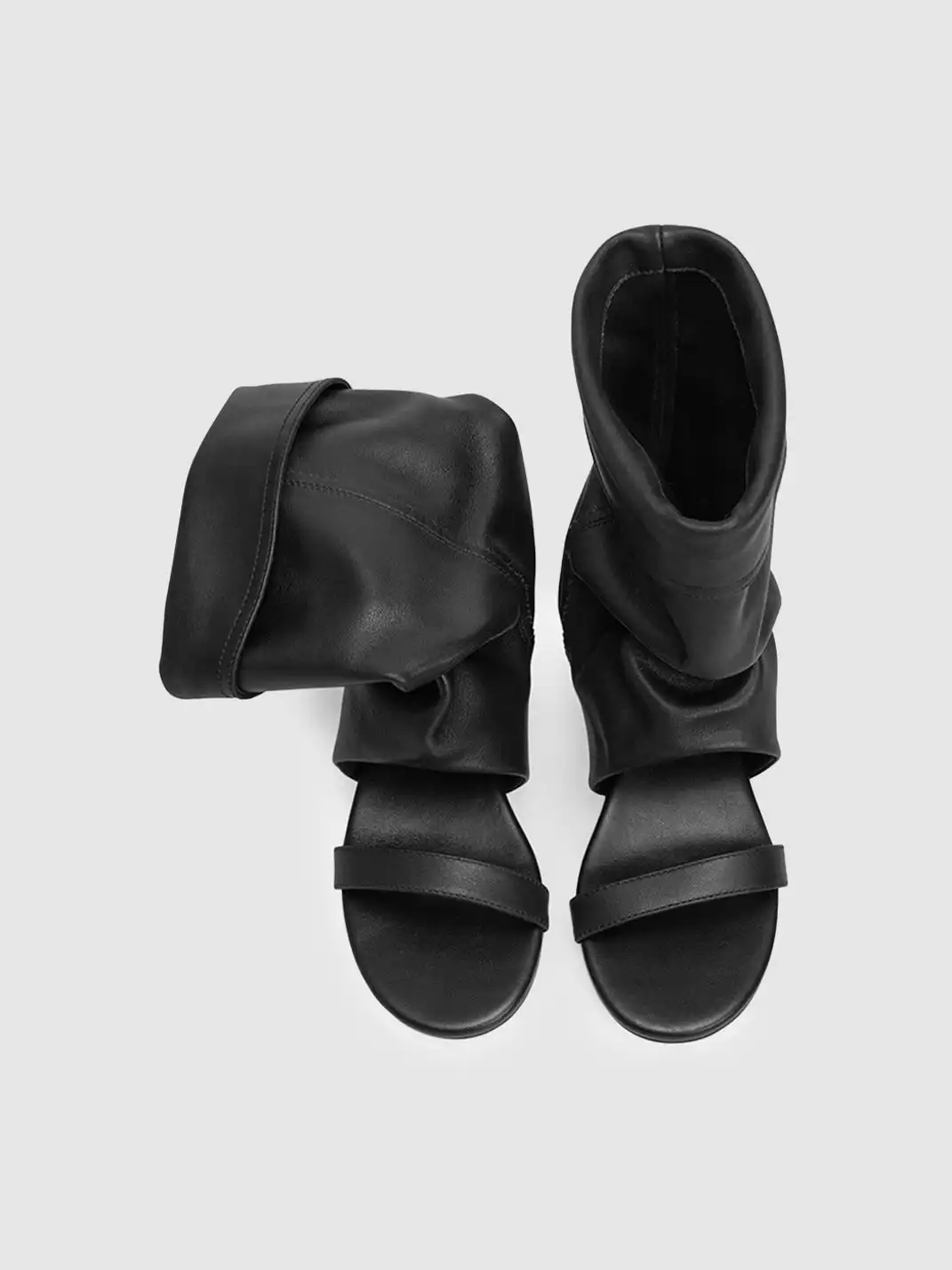 RONG | One-Open Toe Slouchy Hidden Heel Sandals