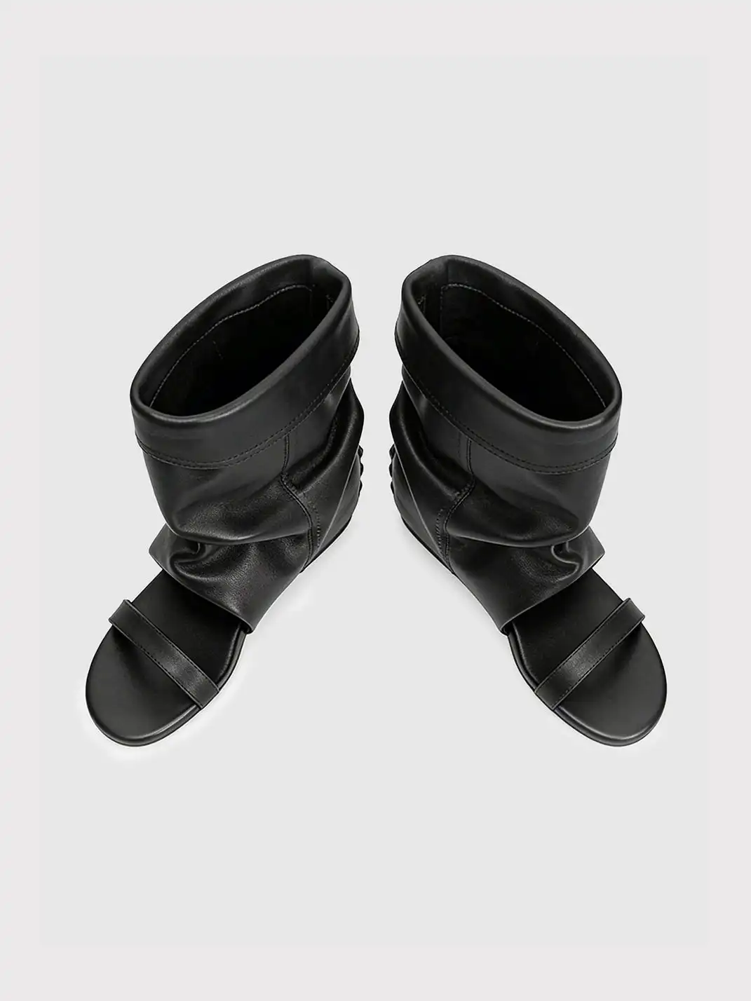 RONG | One-Open Toe Slouchy Hidden Heel Sandals