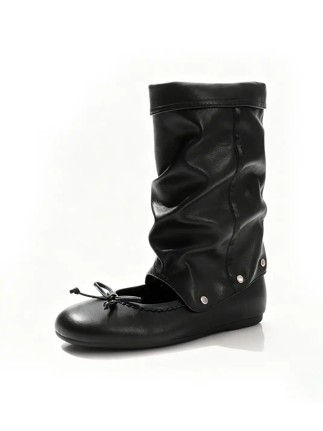 RONG | Detachable 2-Way Bow Sandal Boots