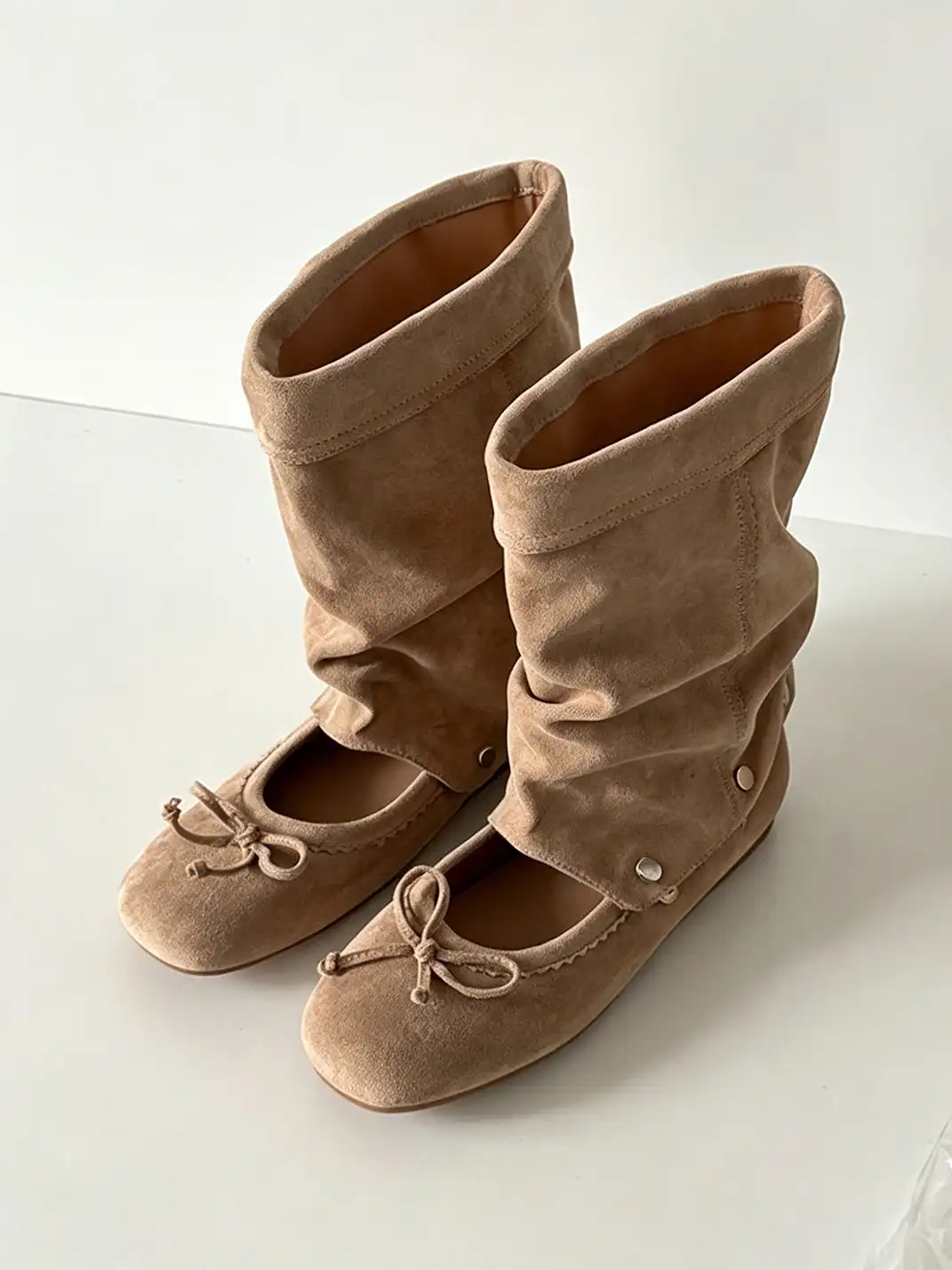 RONG | Detachable 2-Way Bow Sandal Boots