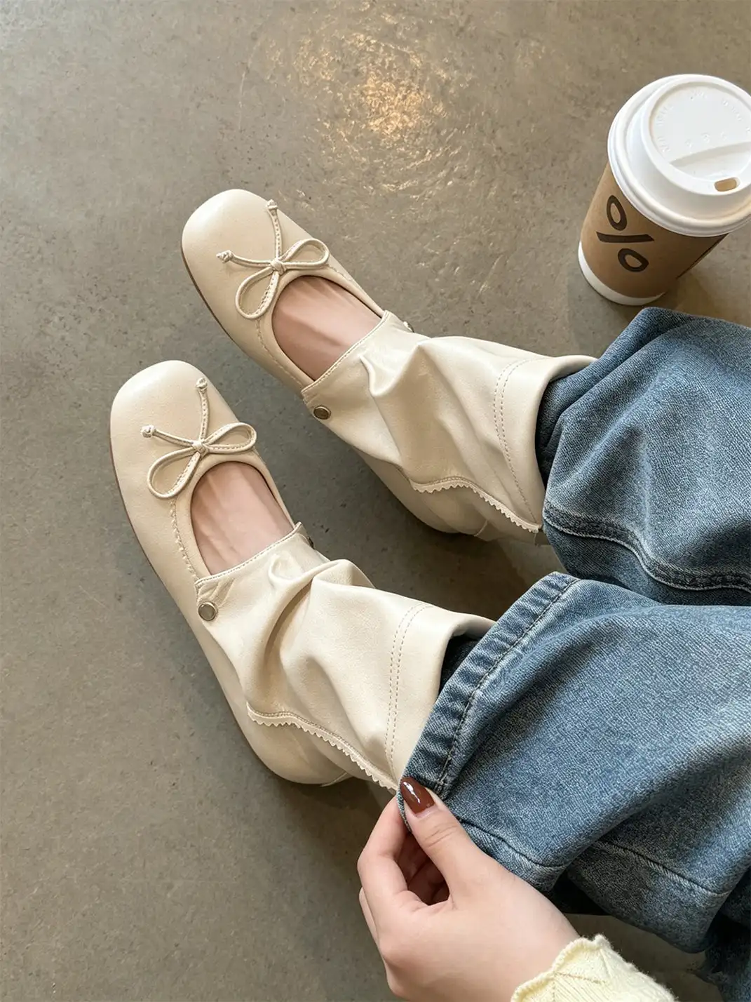RONG | Detachable 2-Way Bow Sandal Boots