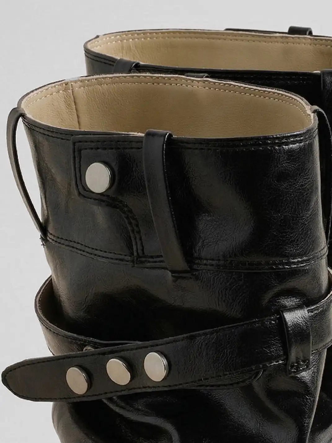 RONG | Detachable Square Toe Bow Sandal Boots