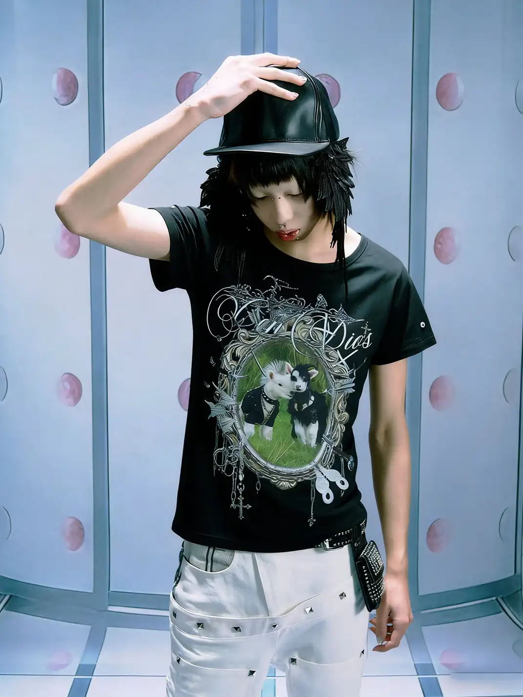 PAIKI | Punk Lamb Regular Shoulder T-Shirt