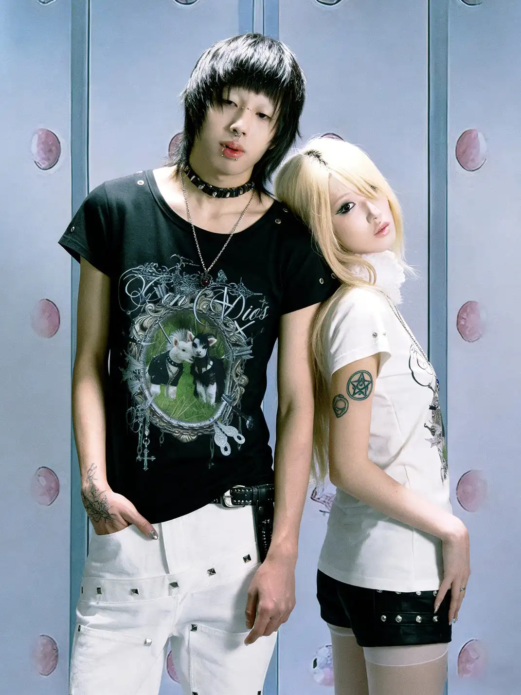 PAIKI | Punk Lamb Regular Shoulder T-Shirt