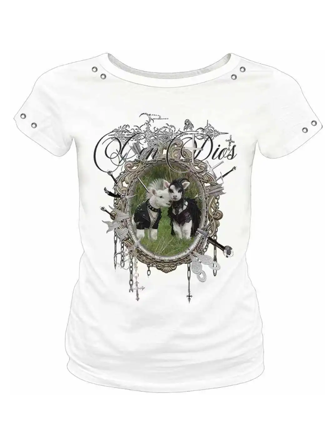 PAIKI | Punk Lamb Regular Shoulder T-Shirt