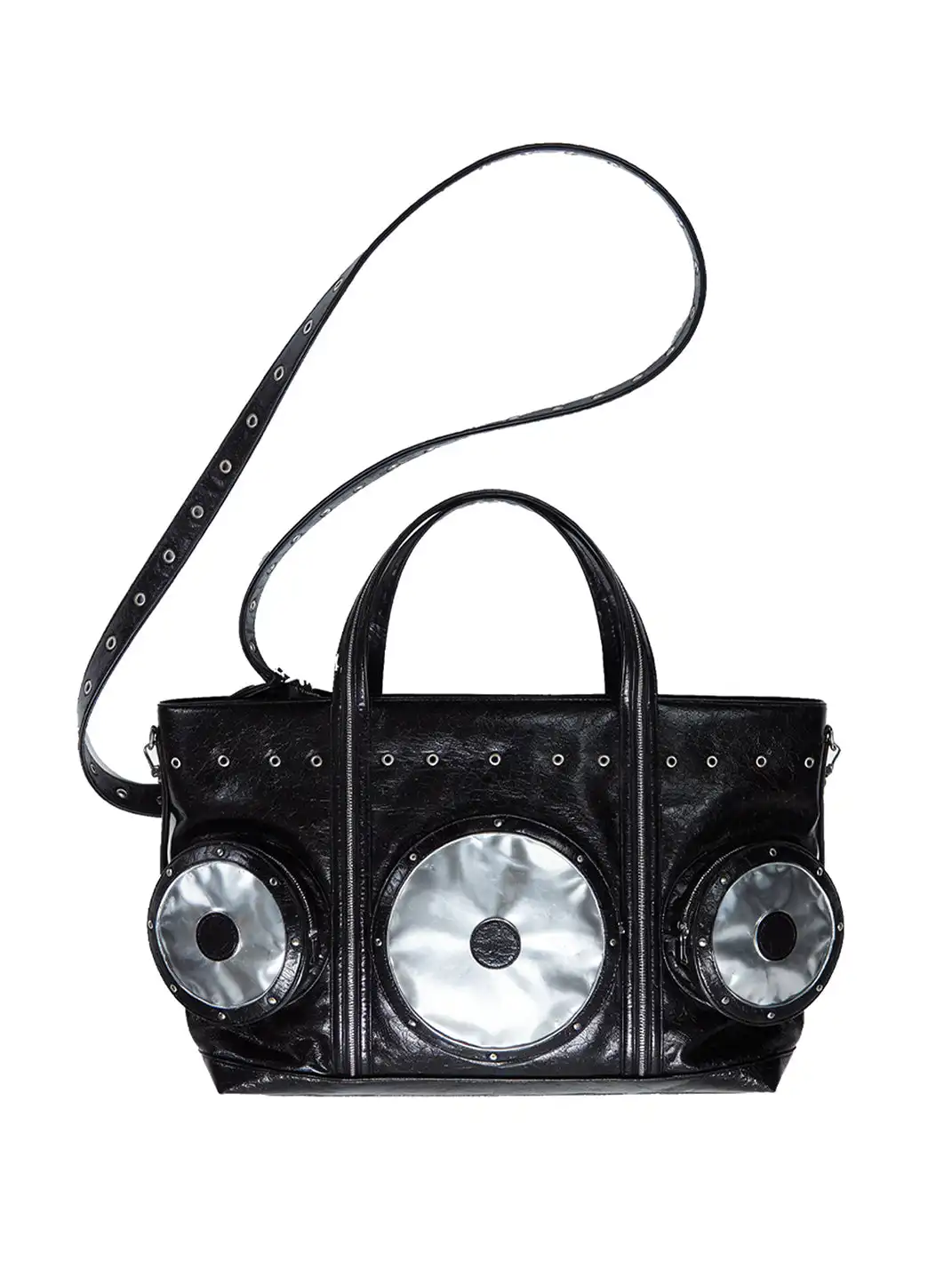 PAIKI | Speaker Pattern One-Shoulder Tote Bag