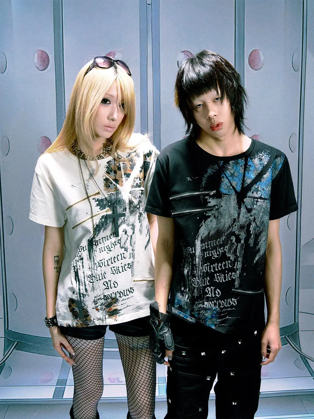 PAIKI | Star Leopard Regular Shoulder T-Shirt