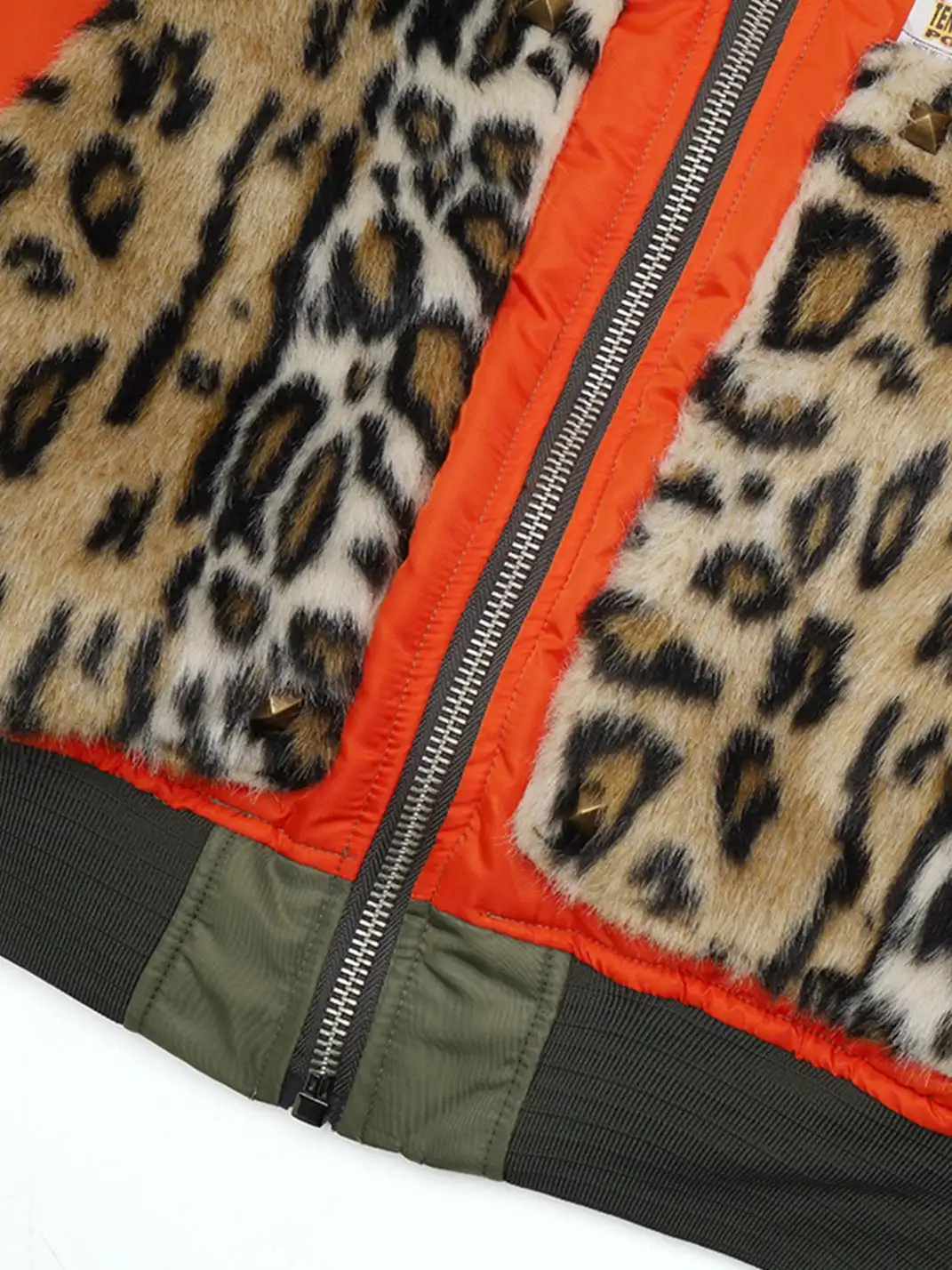 Ourselvesremake | Reversible Leopard Print Pilot Vest