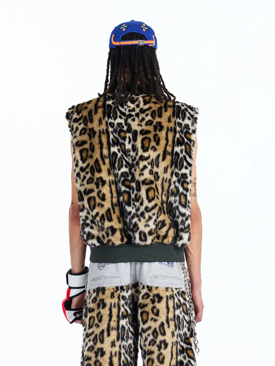 Ourselvesremake | Reversible Leopard Print Pilot Vest