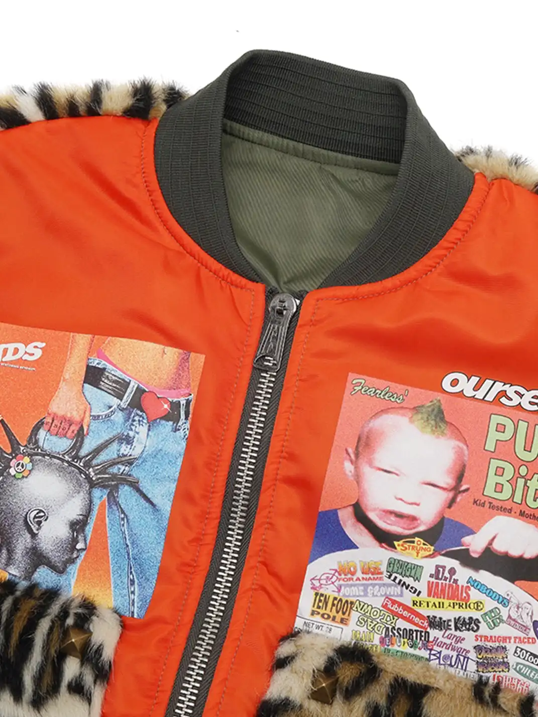 Ourselvesremake | Reversible Leopard Print Pilot Vest