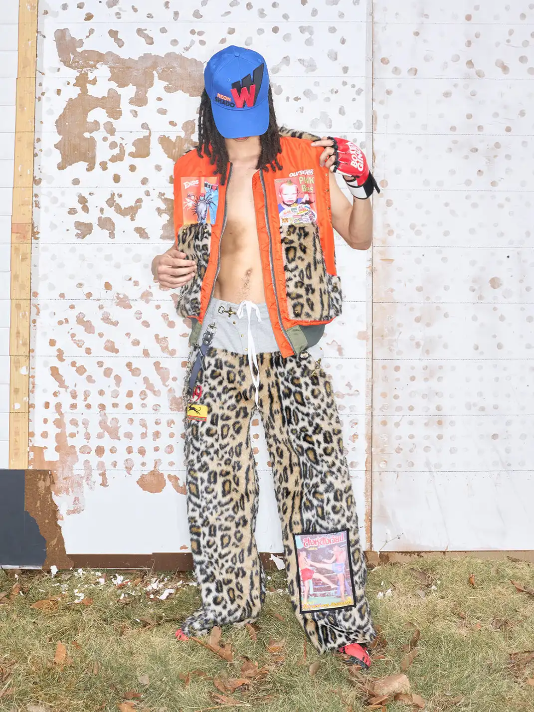 Ourselvesremake | Reversible Leopard Print Pilot Vest