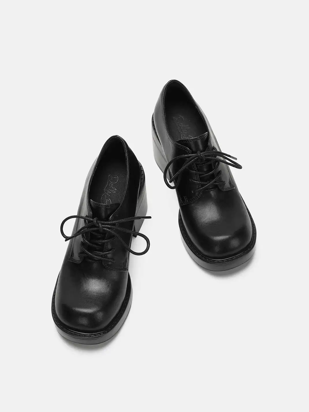 Dolly Bae | Lace-Up Soft Sole Block Heel High Heels