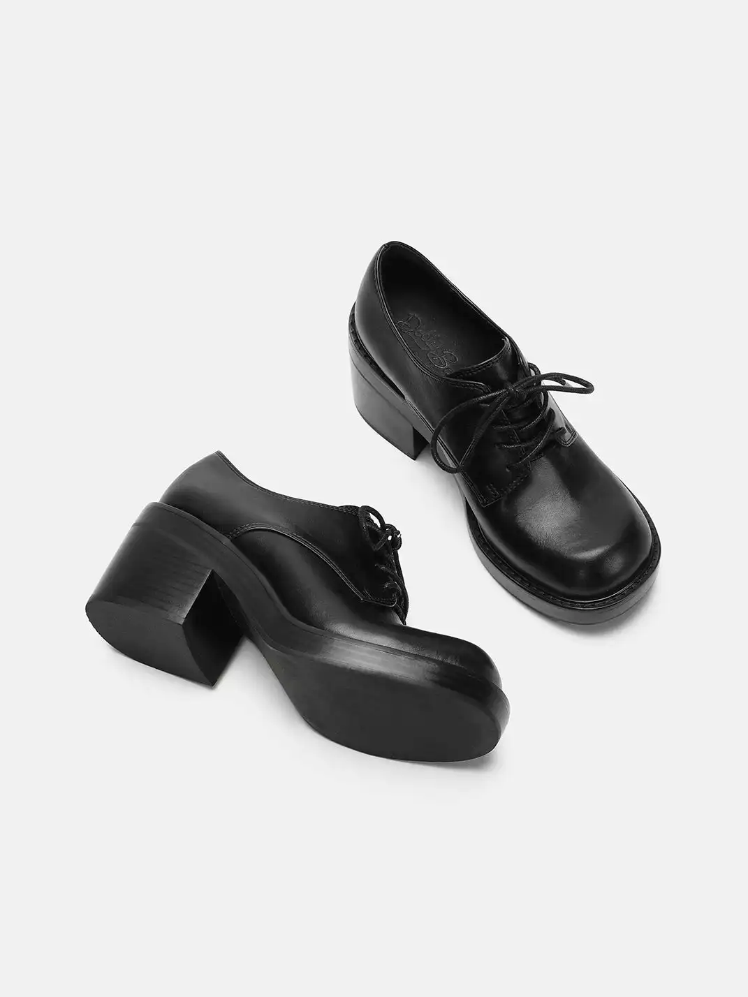 Dolly Bae | Lace-Up Soft Sole Block Heel High Heels