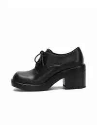 Dolly Bae | Lace-Up Soft Sole Block Heel High Heels