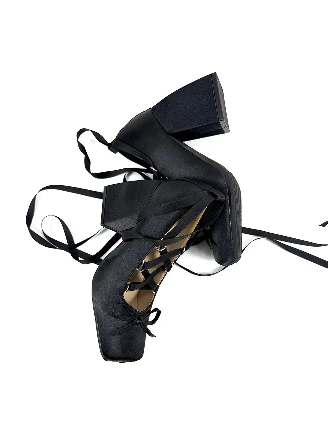Dolly Bae | Satin Mary Jane 9CM Bow High Heels