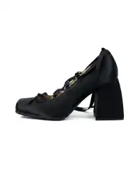 Dolly Bae | Satin Mary Jane 9CM Bow High Heels