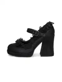 Dolly Bae | Lace 9cm Chunky Heel Shoes