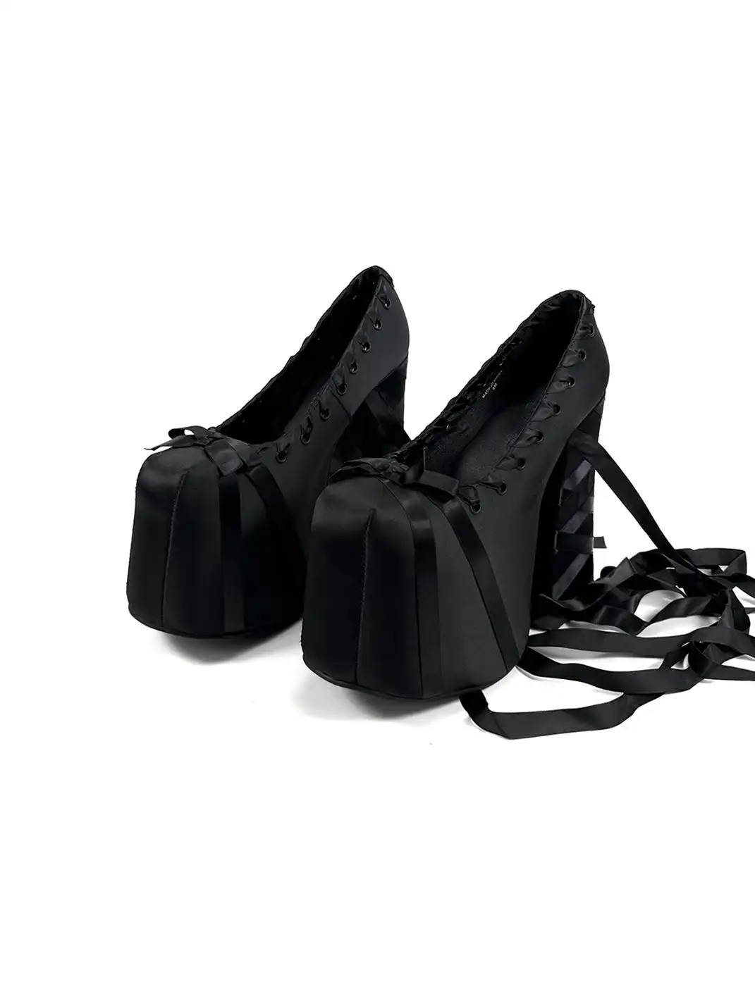 Dolly Bae | Bow Satin Lace-Up 16CM High Heels