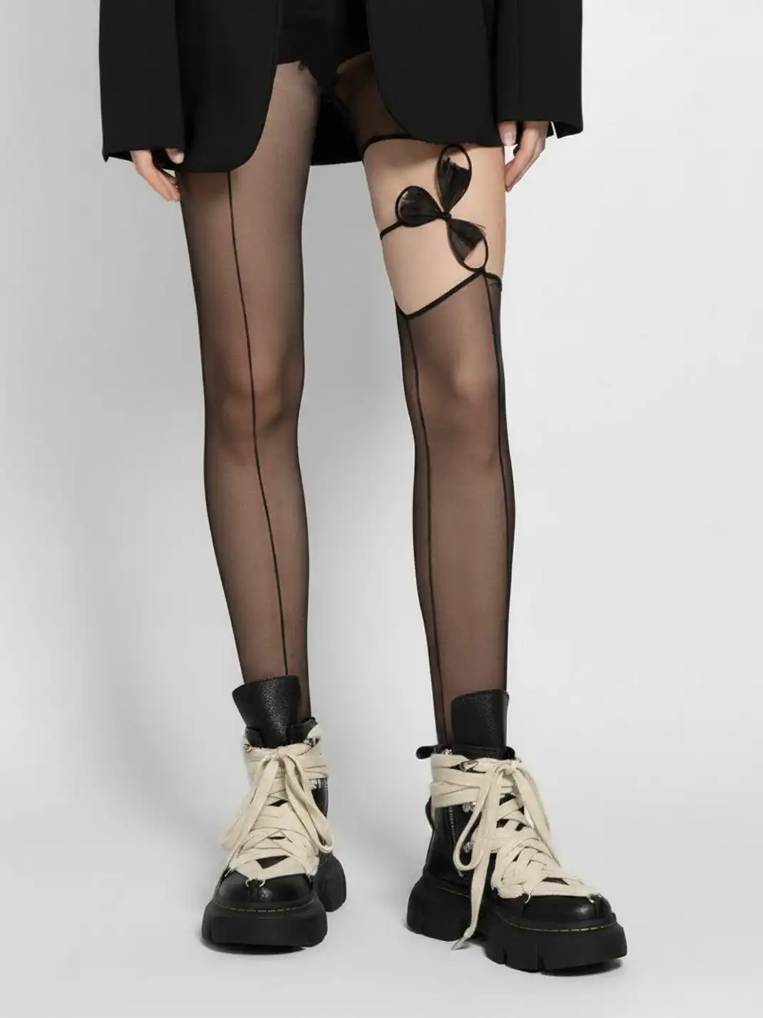 Dolly Bae | Wrap-around Lace Martin Boots