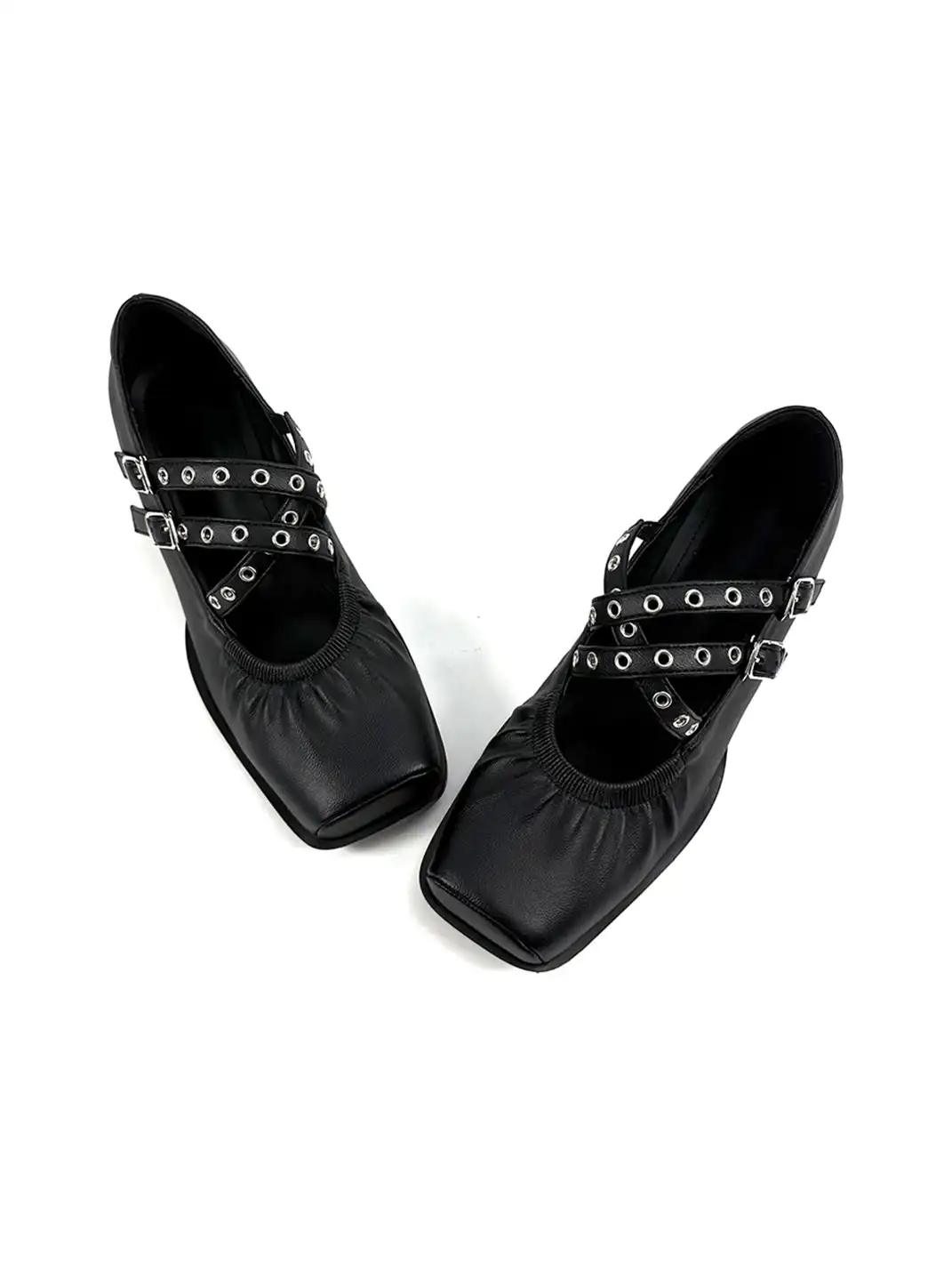 Dolly Bae | Cross Strap Mary Jane Shoes