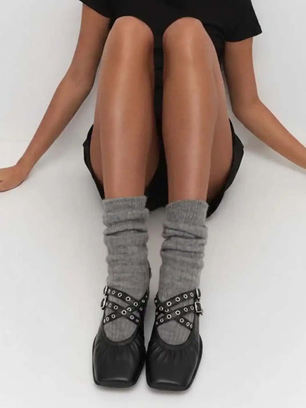 Dolly Bae | Cross Strap Mary Jane Shoes