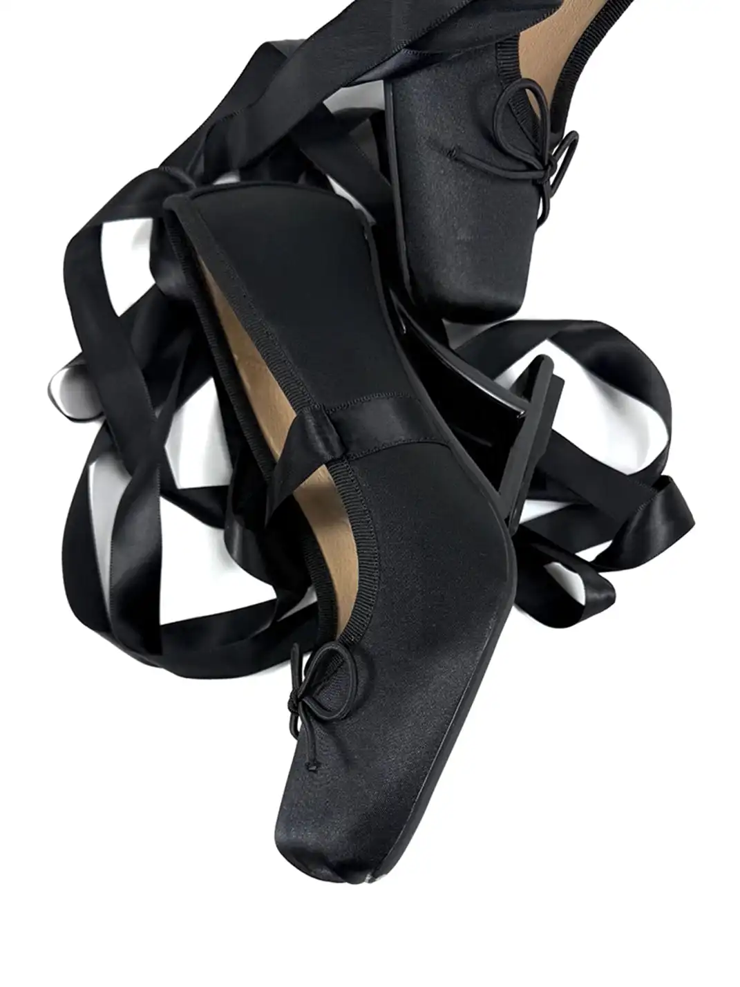 Dolly Bae | 9CM Bow Strap Square Toe High Heels