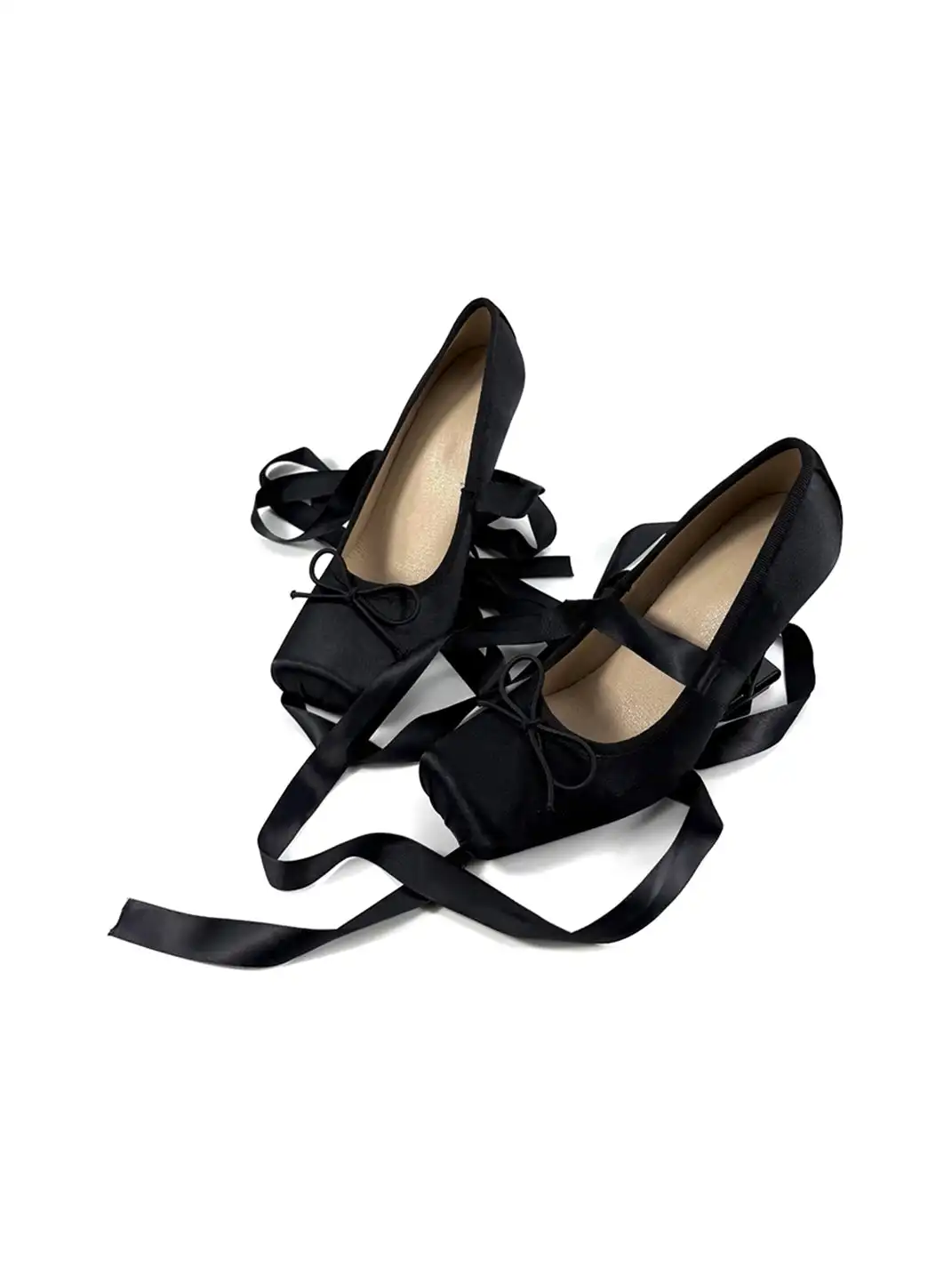 Dolly Bae | 9CM Bow Strap Square Toe High Heels