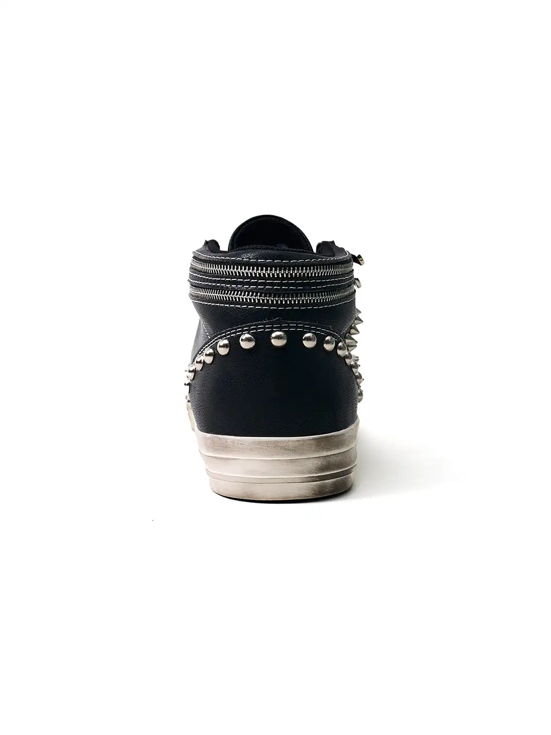 Fourth3ex | Double-Zipper Rivet Skate Sneaker