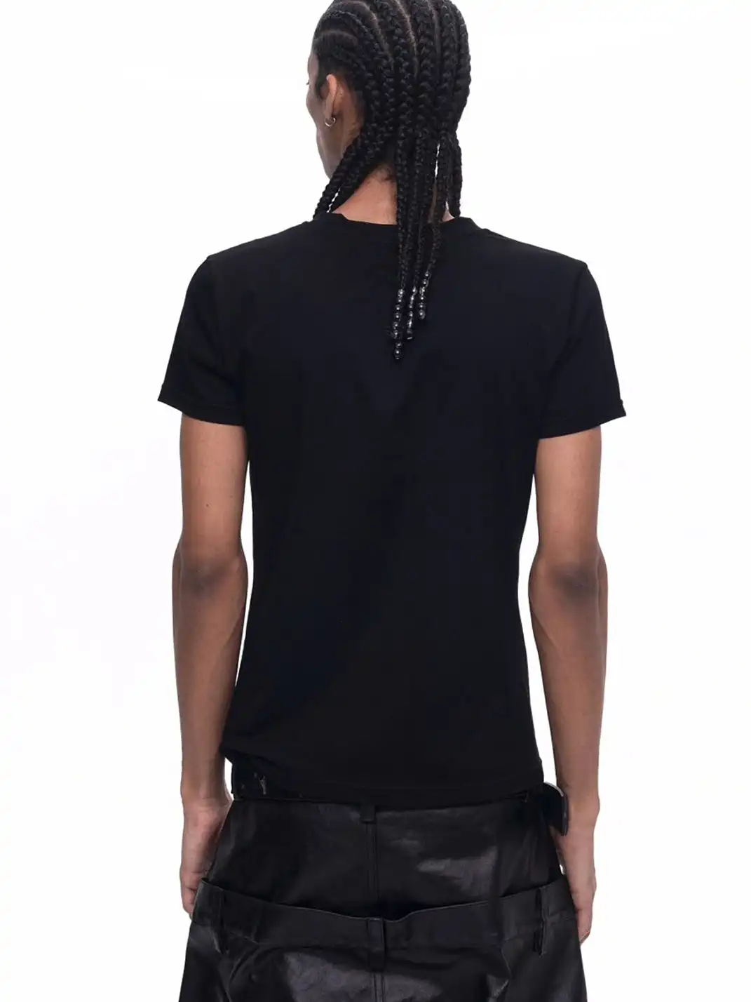 Fourth3ex | Skull Rhinestone Regular Shoulder T-Shirt