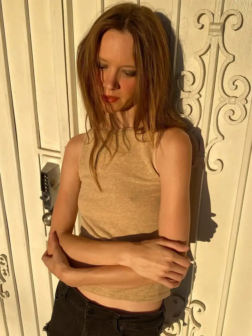 Risque Rose | Solid Color Linen Blend Tank Top